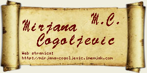 Mirjana Cogoljević vizit kartica